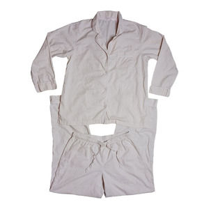 Victoria Secret Pajama Set Medium Long Leopard Print Button Up Shirt Pants